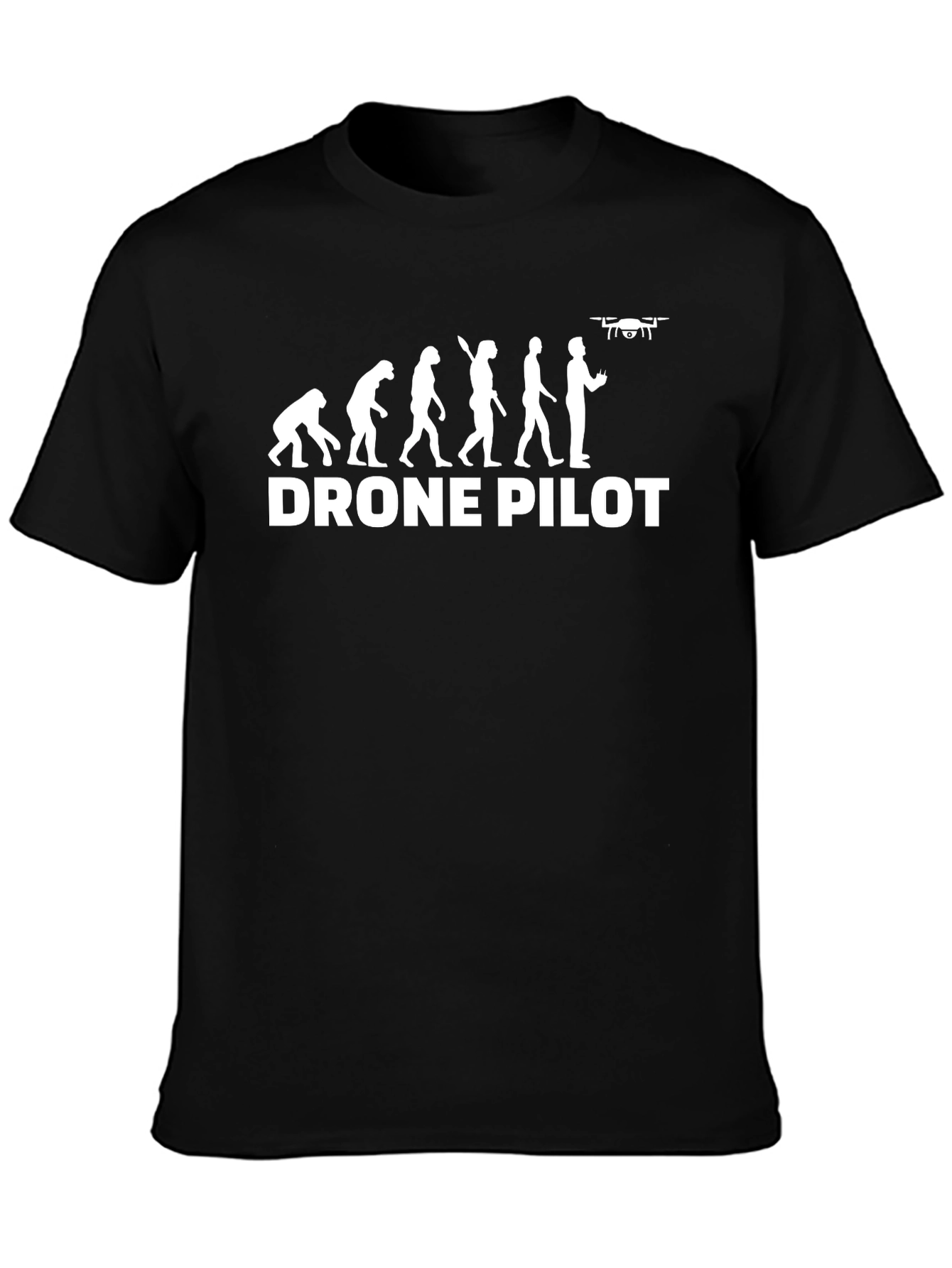 Drone Pilot Evolution Black T-Shirt