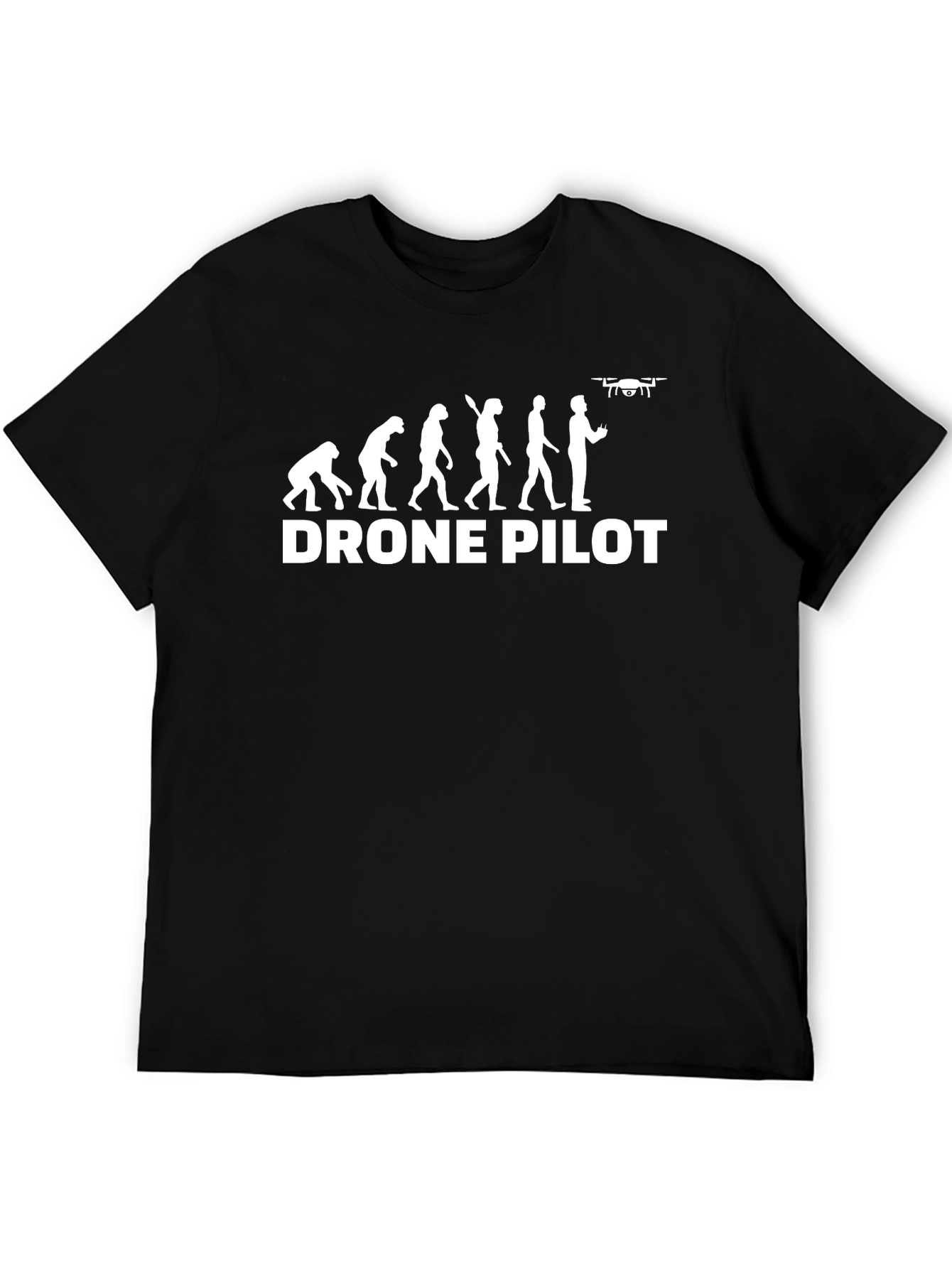 Drone Pilot Evolution Black T-Shirt