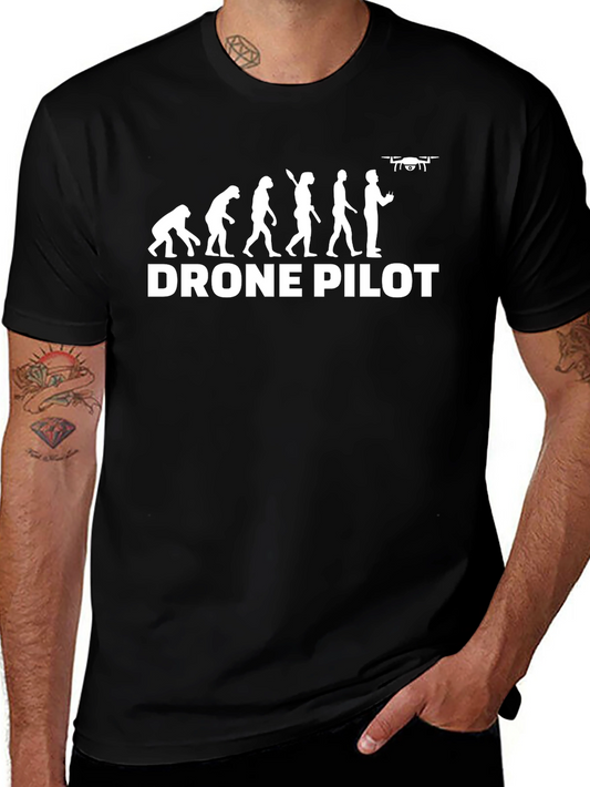 Drone Pilot Evolution Black T-Shirt