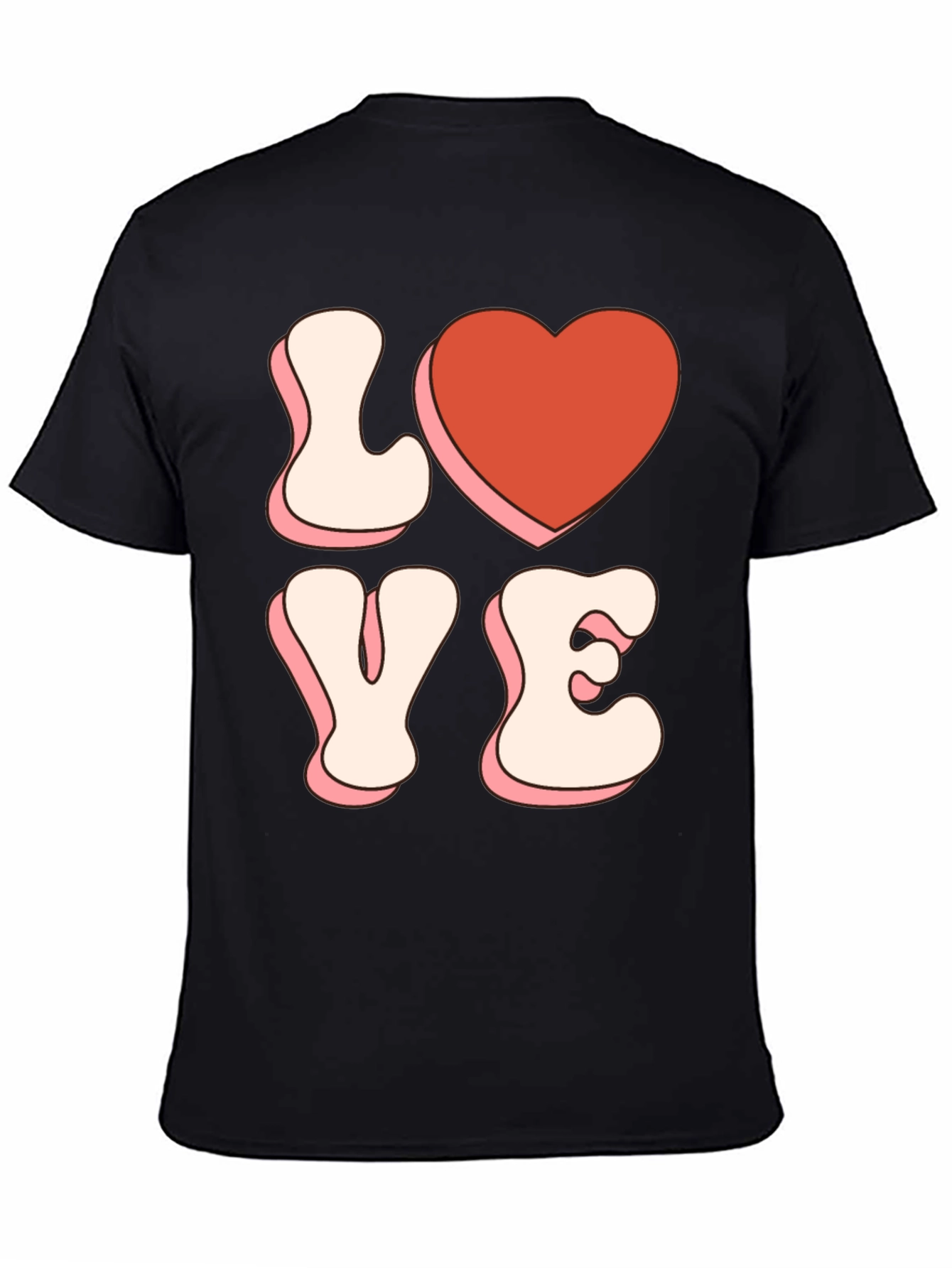 Retro Love Heart Graphic Tee
