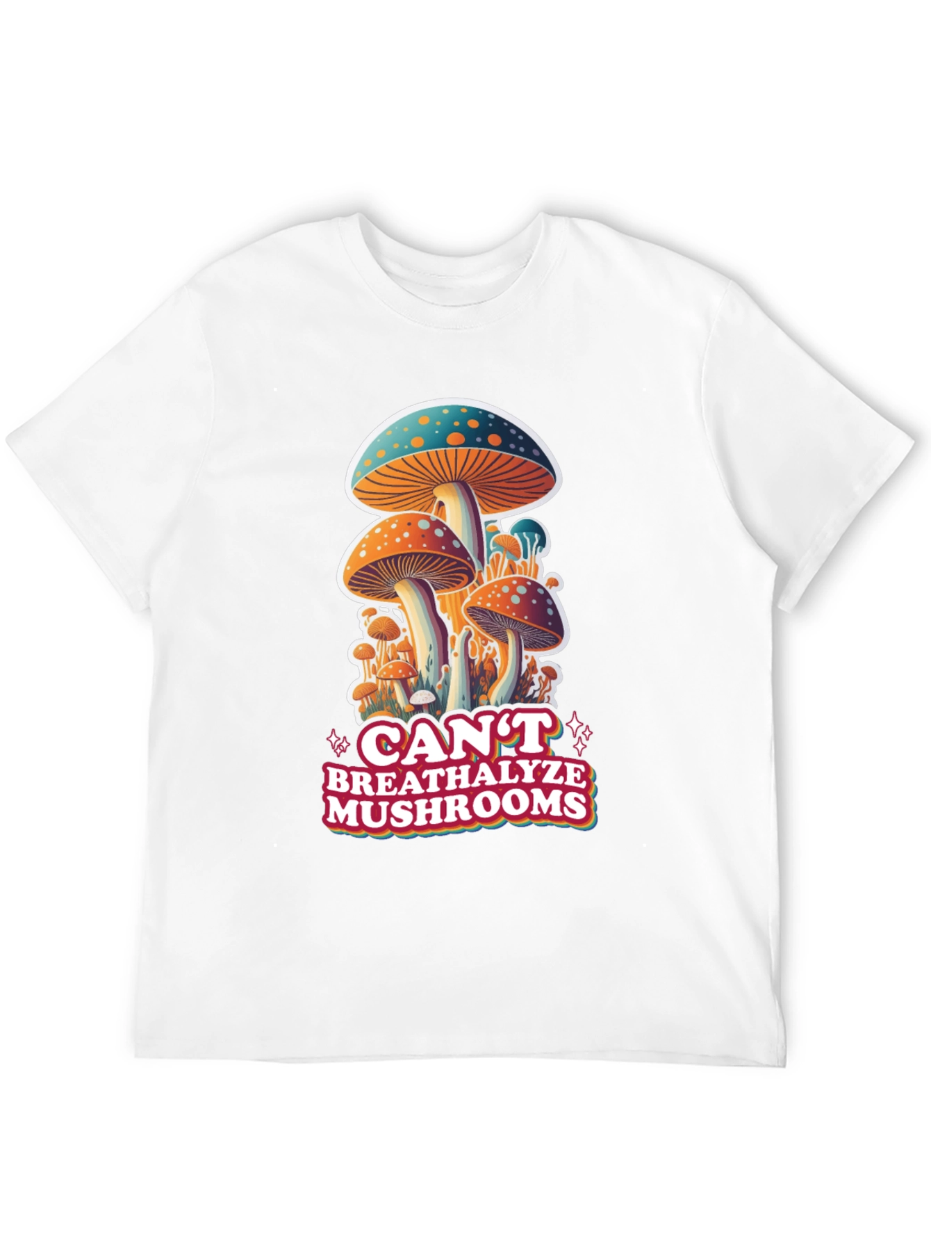 Cant Breathalyze Mushrooms Graphic Tee