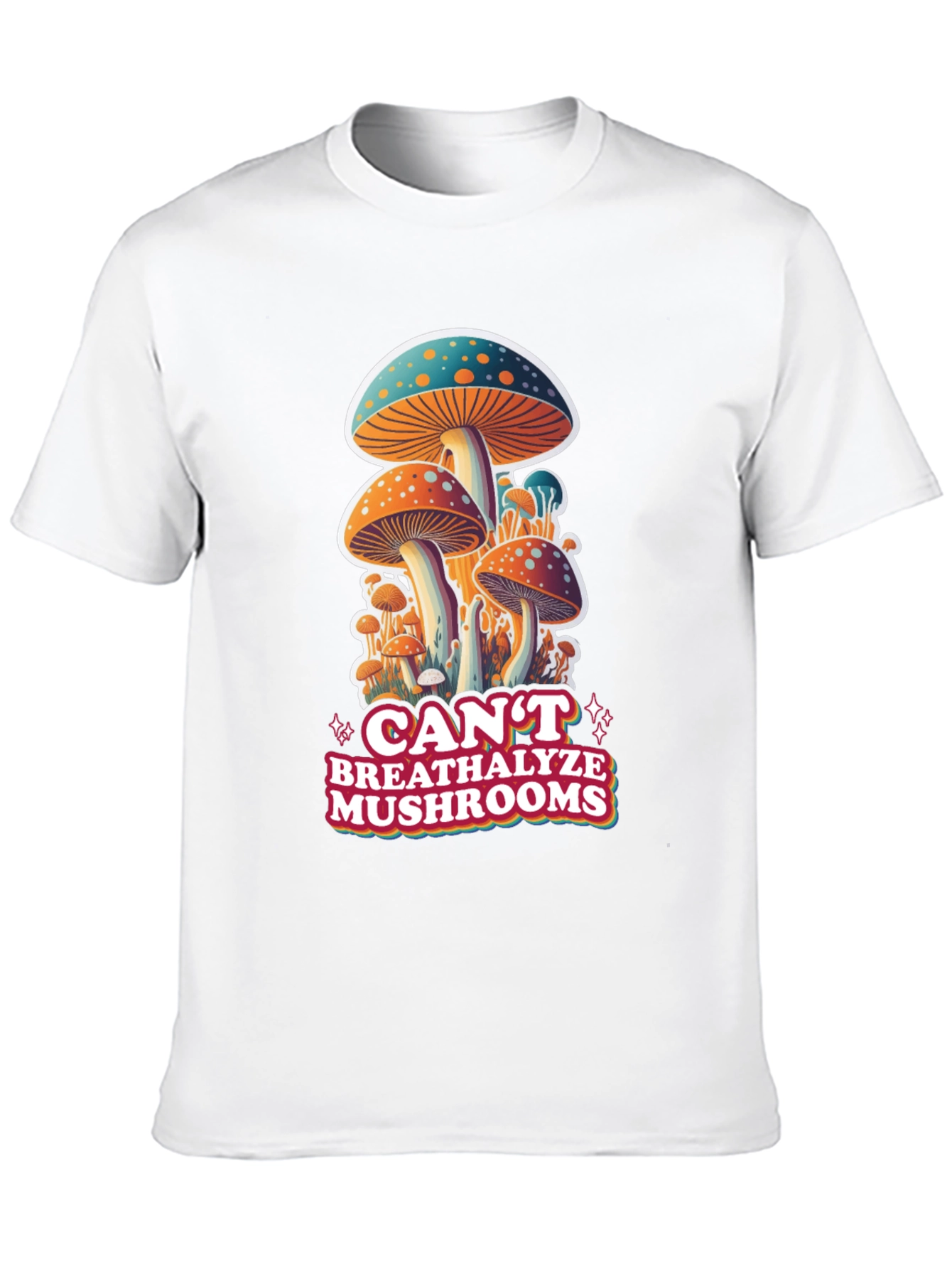 Cant Breathalyze Mushrooms Graphic Tee