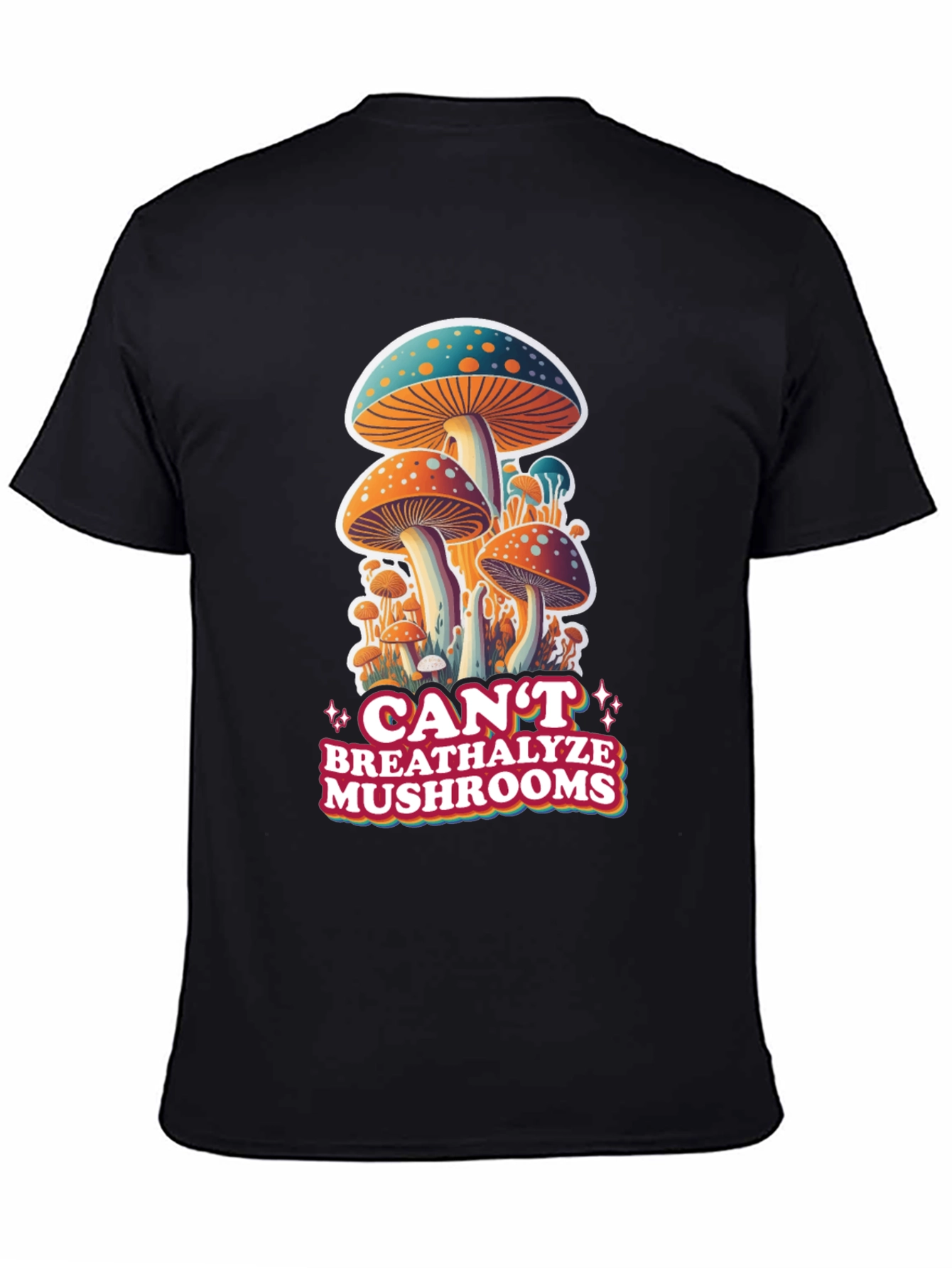 Cant Breathalyze Mushrooms Graphic Tee