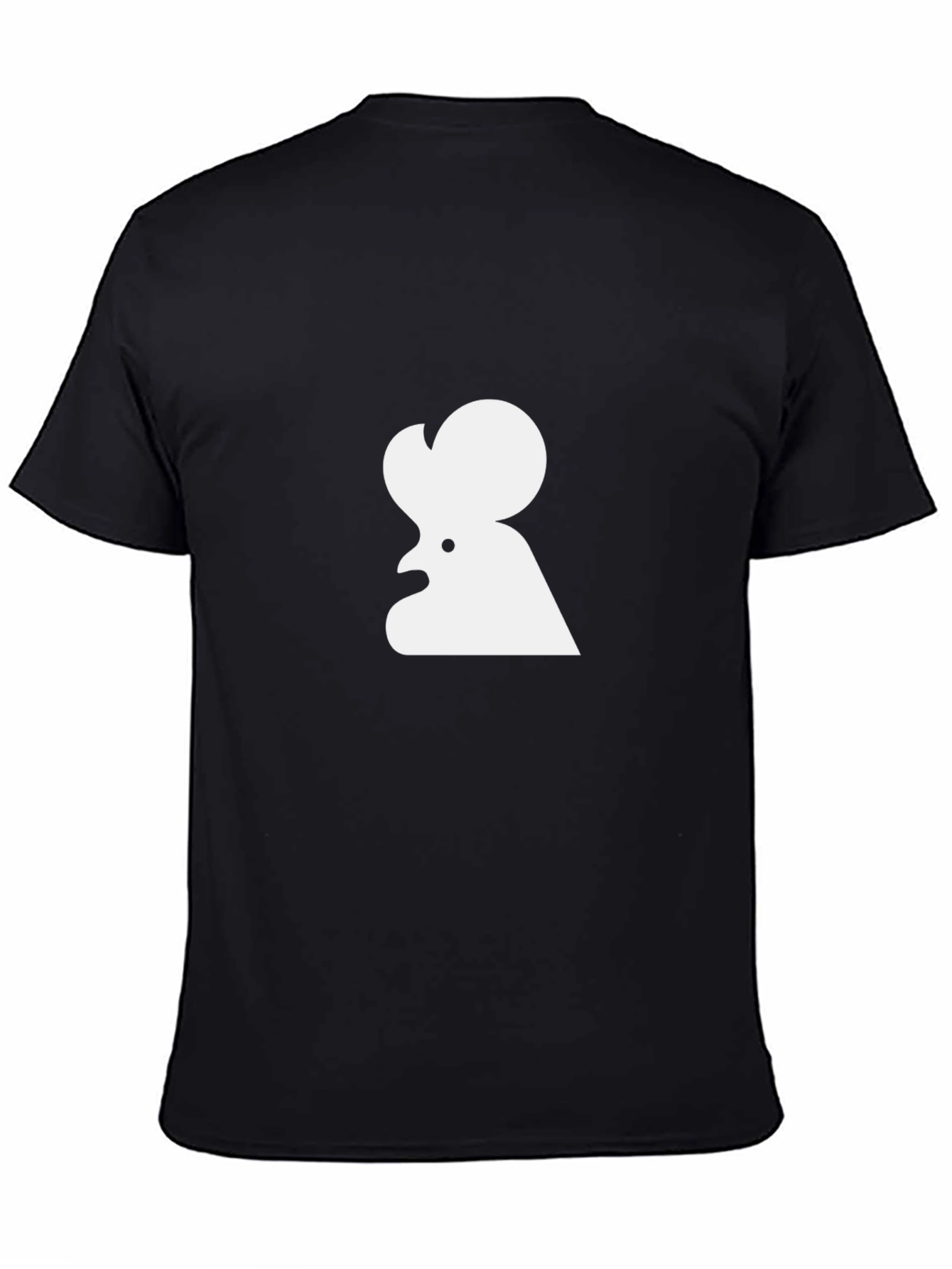 Rooster Graphic Tee - Minimalist Chicken Shirt