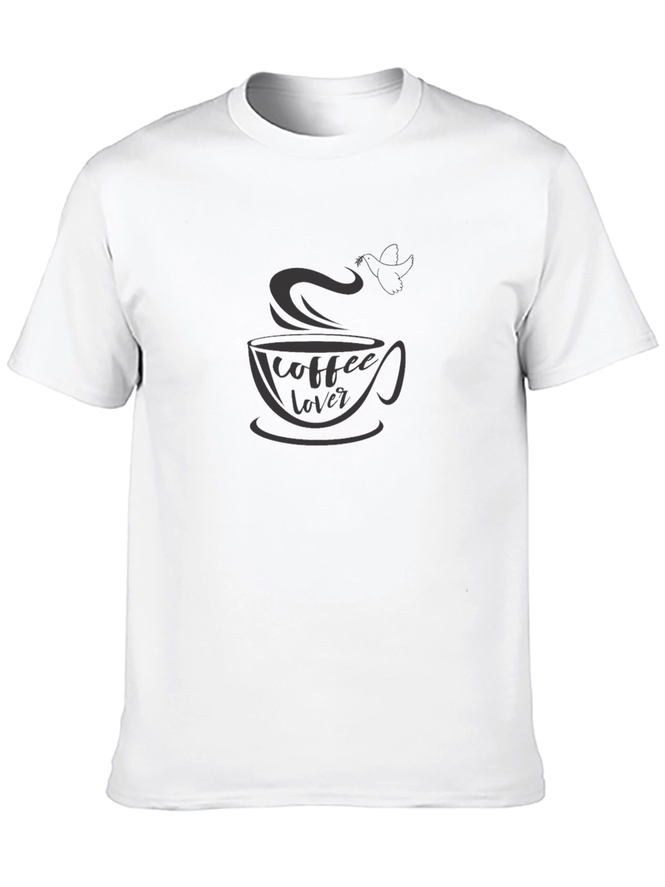 Coffee Lover Graphic Tee - Black