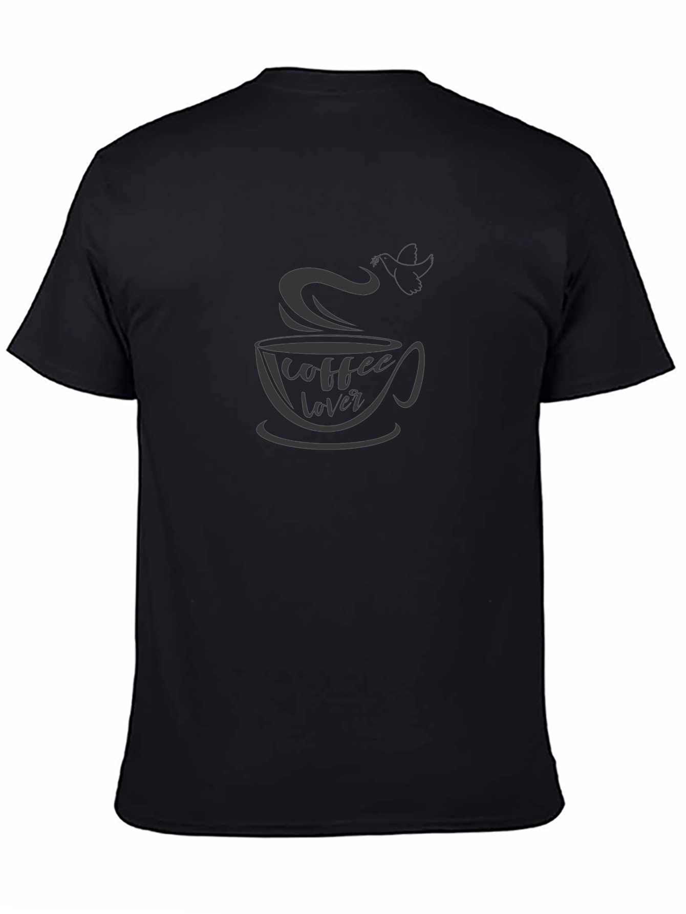 Coffee Lover Graphic Tee - Black