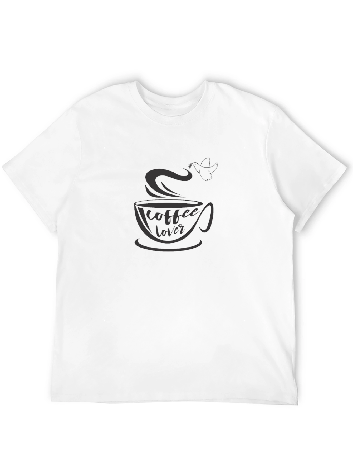 Coffee Lover Graphic Tee - Black