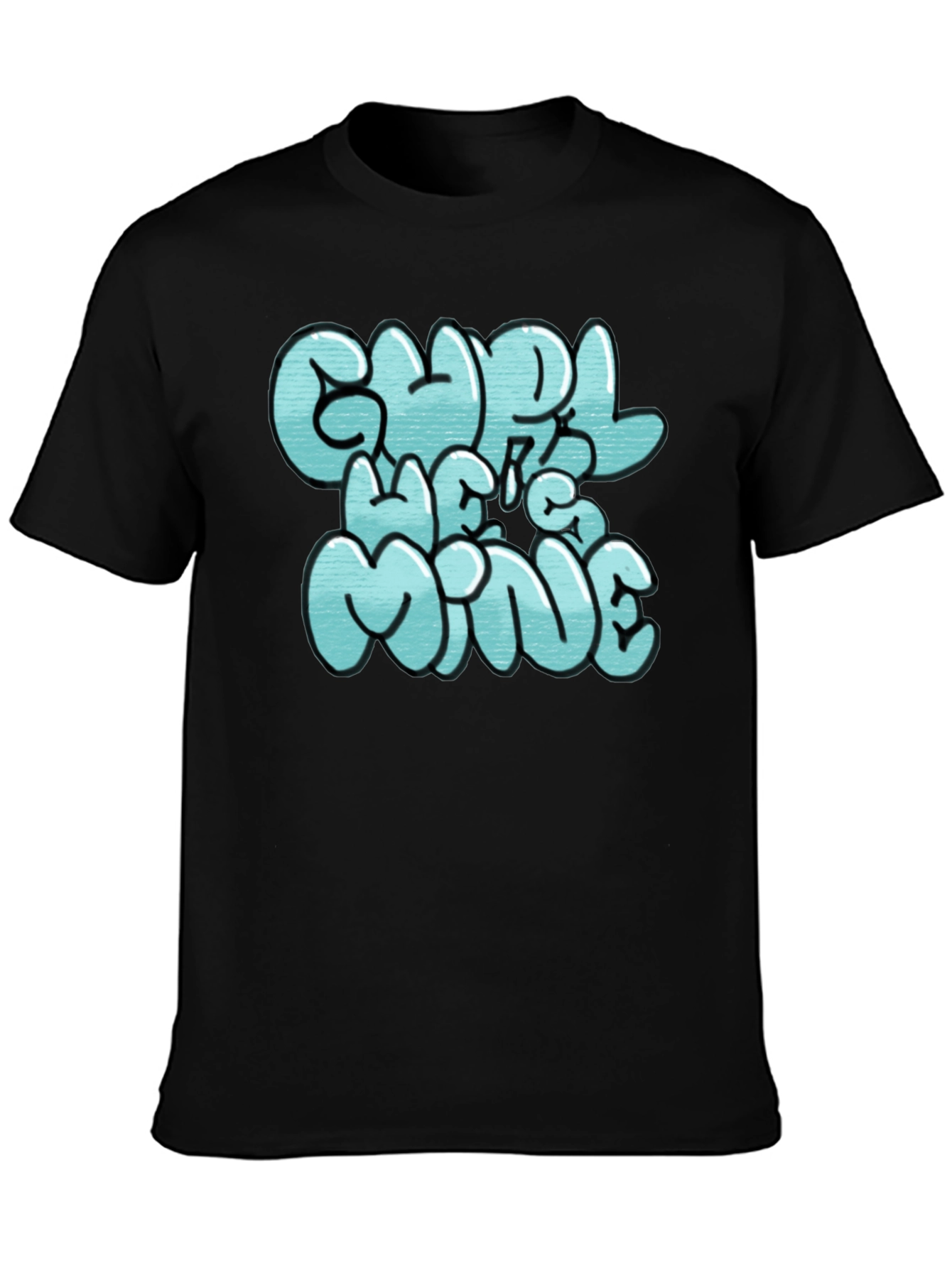 Chill Vibes Mens Graphic Tee - Black