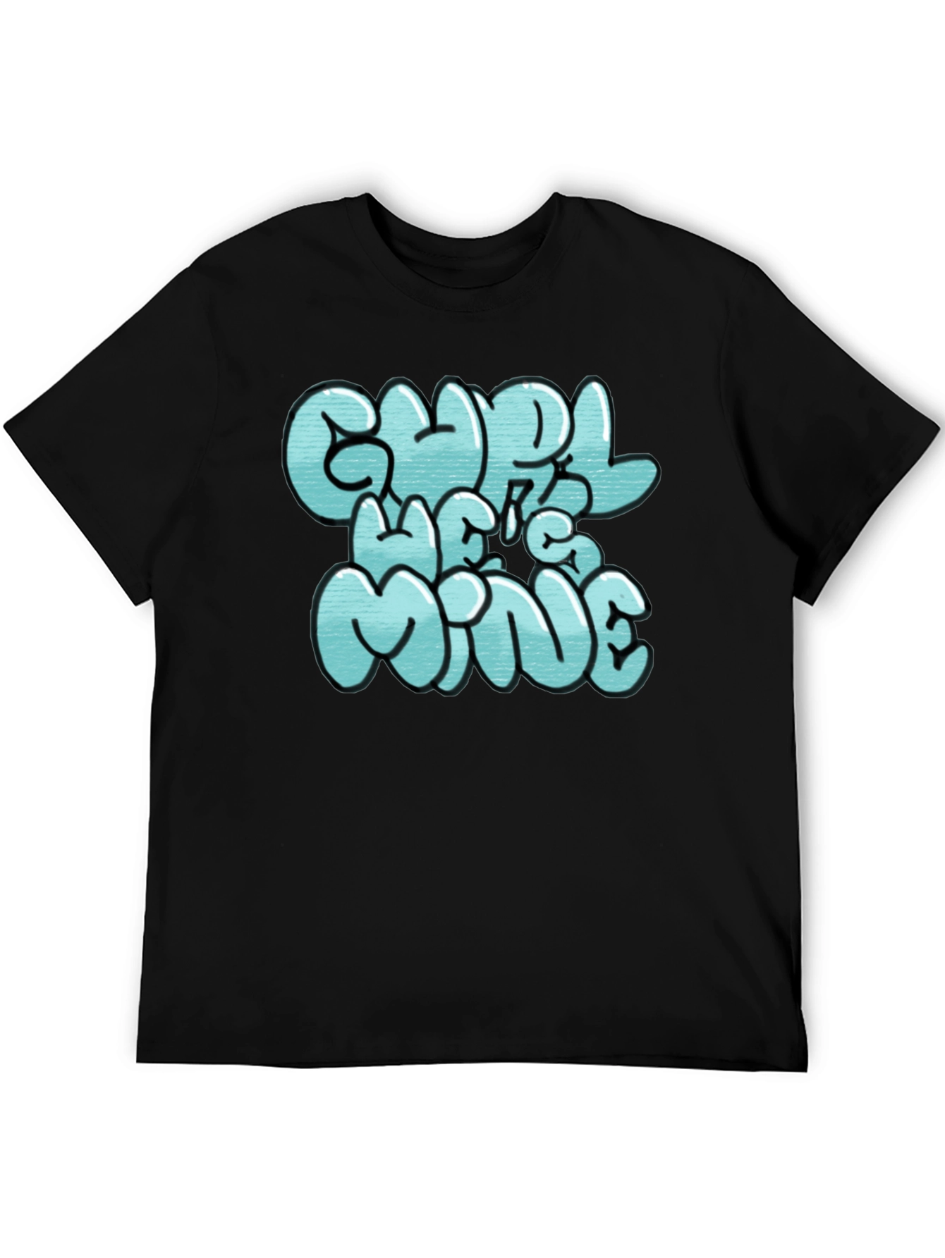 Chill Vibes Mens Graphic Tee - Black