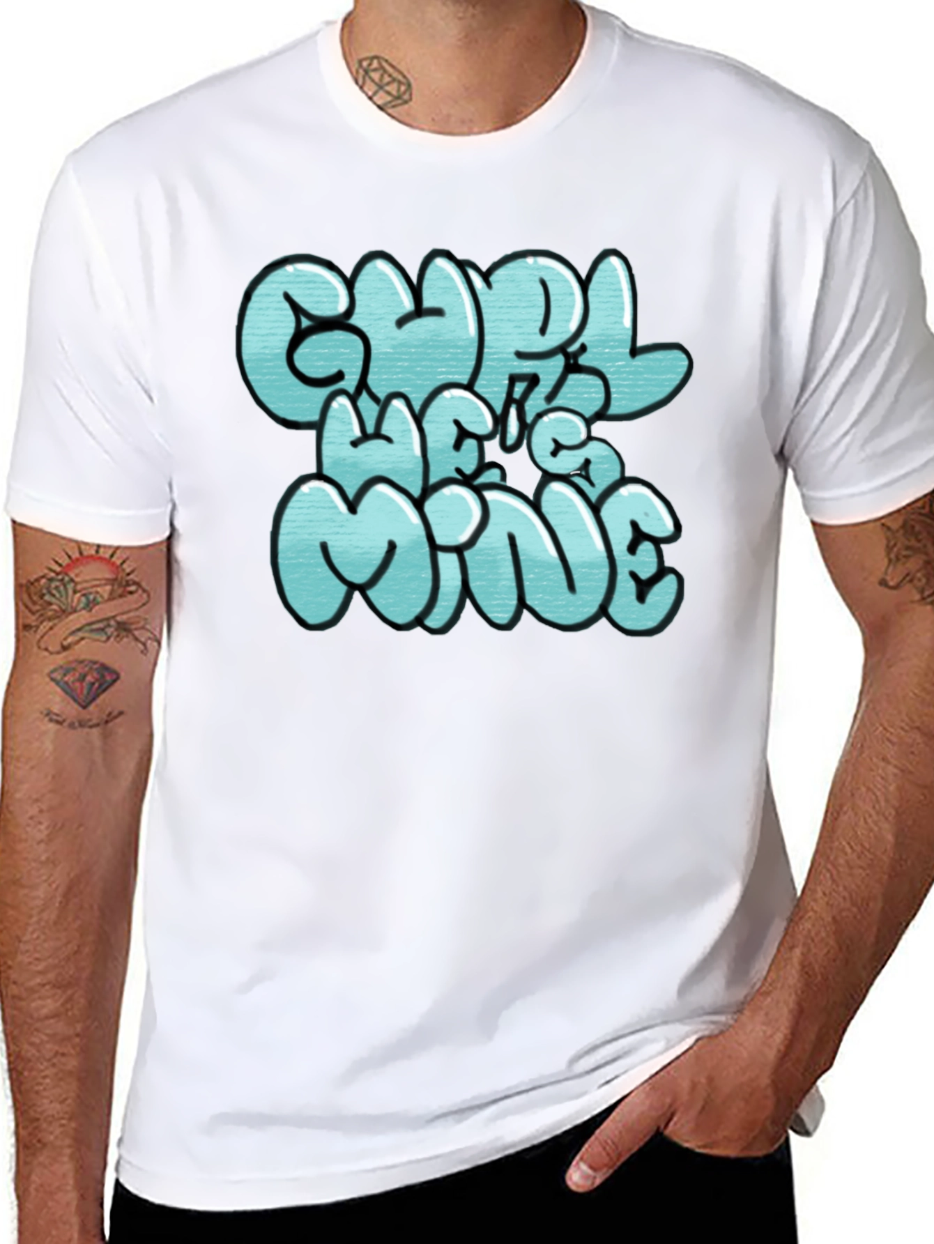 Chill Vibes Mens Graphic Tee - Black
