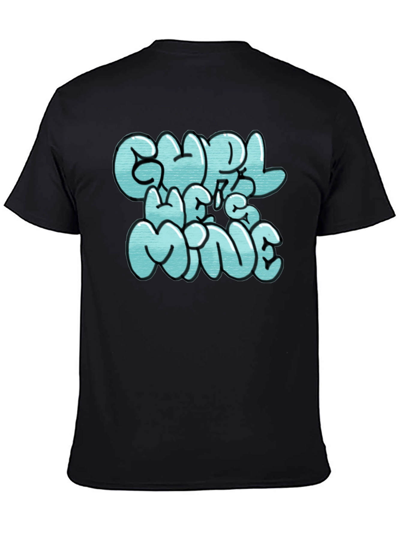 Chill Vibes Mens Graphic Tee - Black