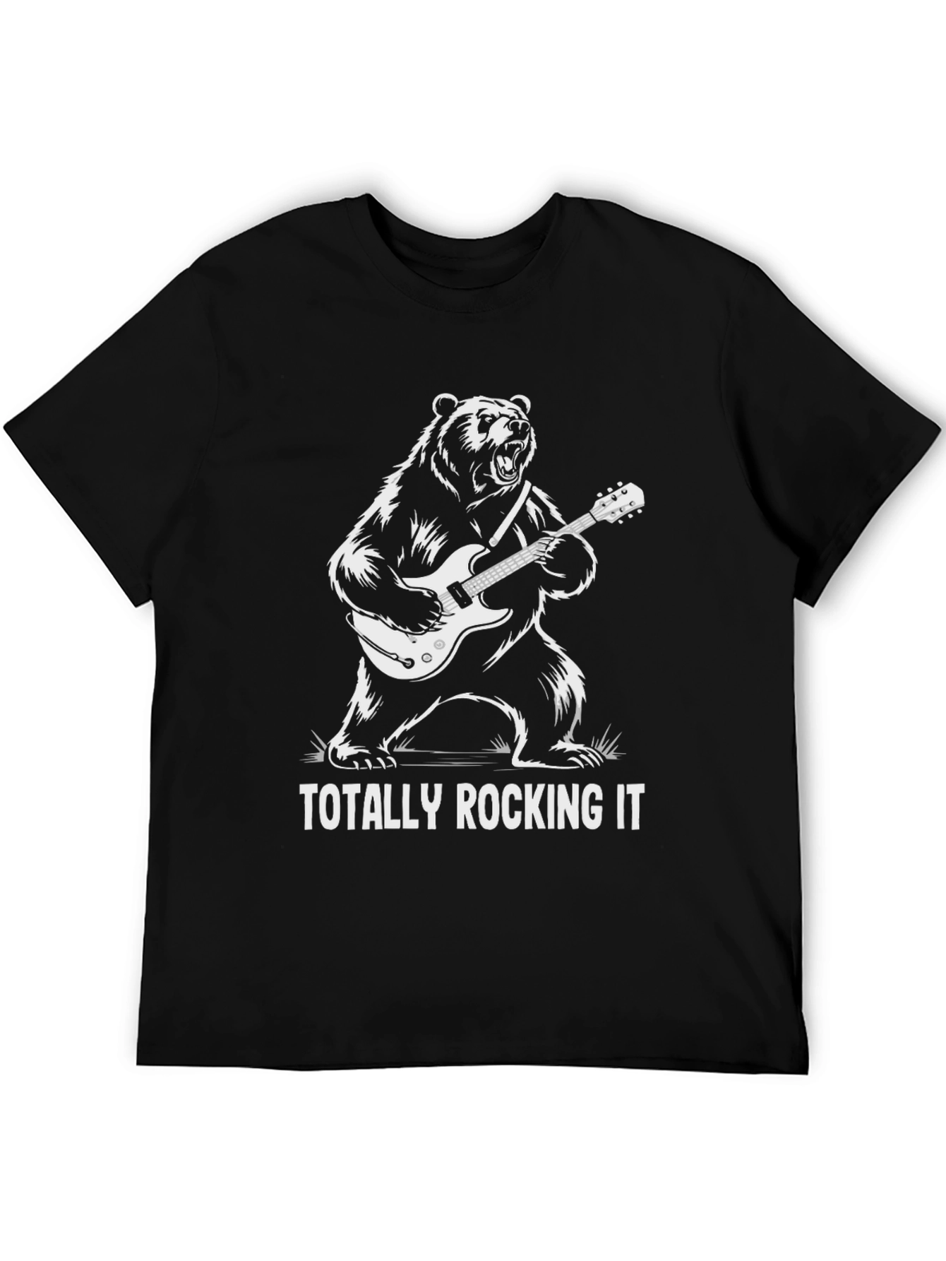 Totally Rocking It Bear Graphic Tee