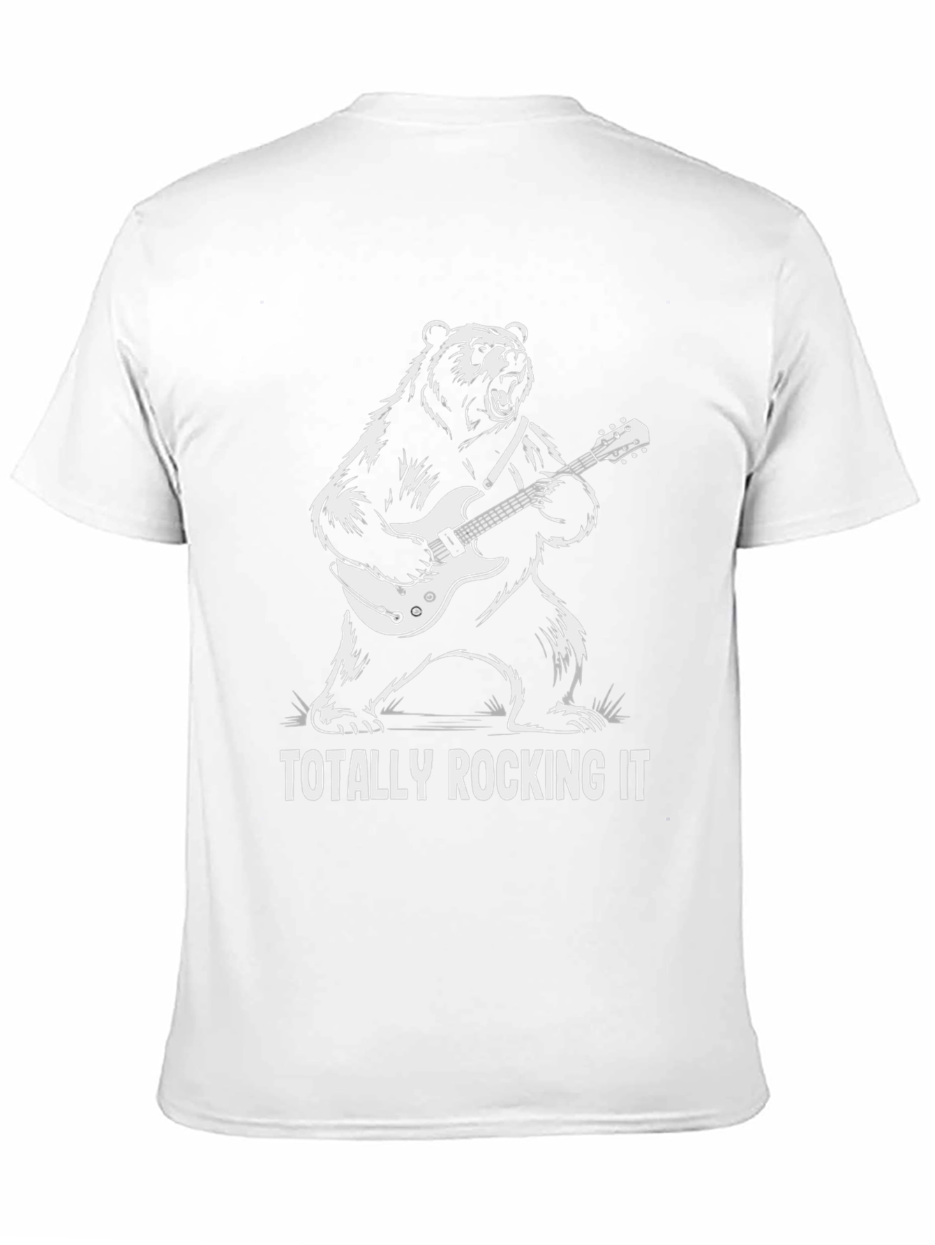 Totally Rocking It Bear Graphic Tee