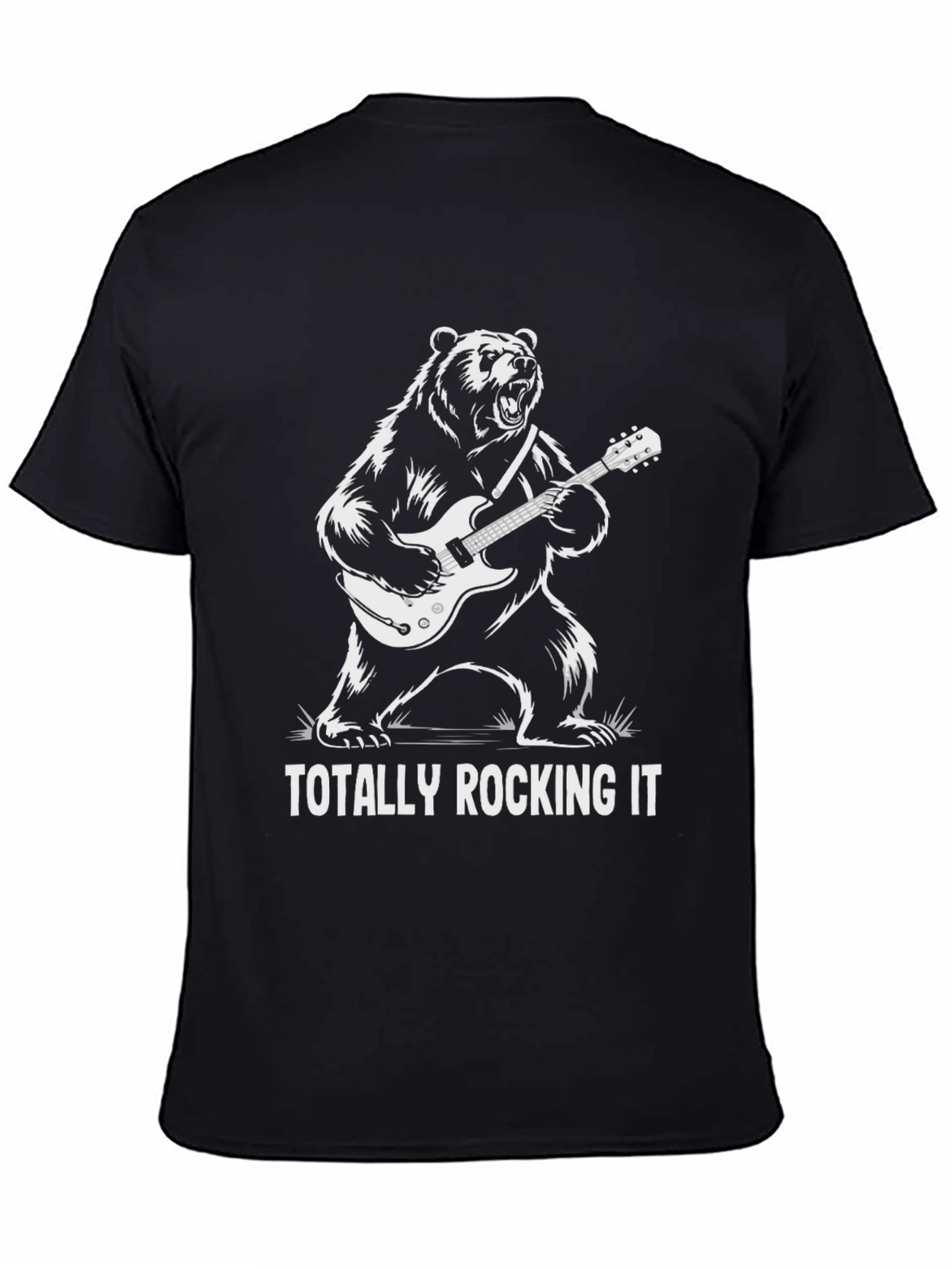Totally Rocking It Bear Graphic Tee
