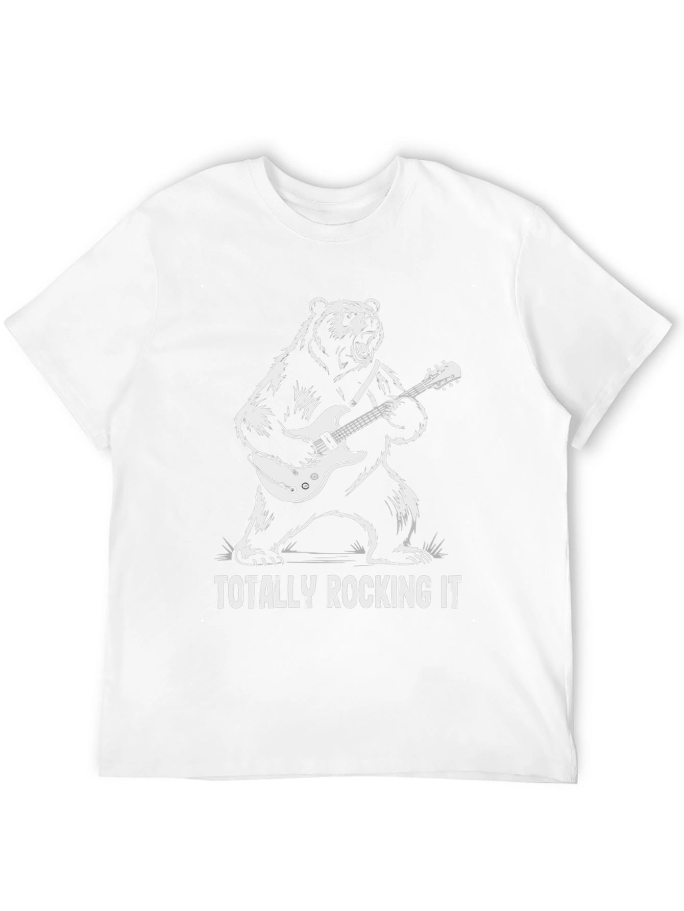 Totally Rocking It Bear Graphic Tee
