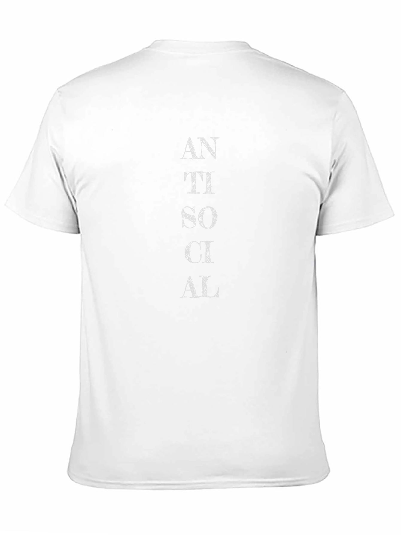 Anti Social Graphic Tee - Black Cotton T-Shirt