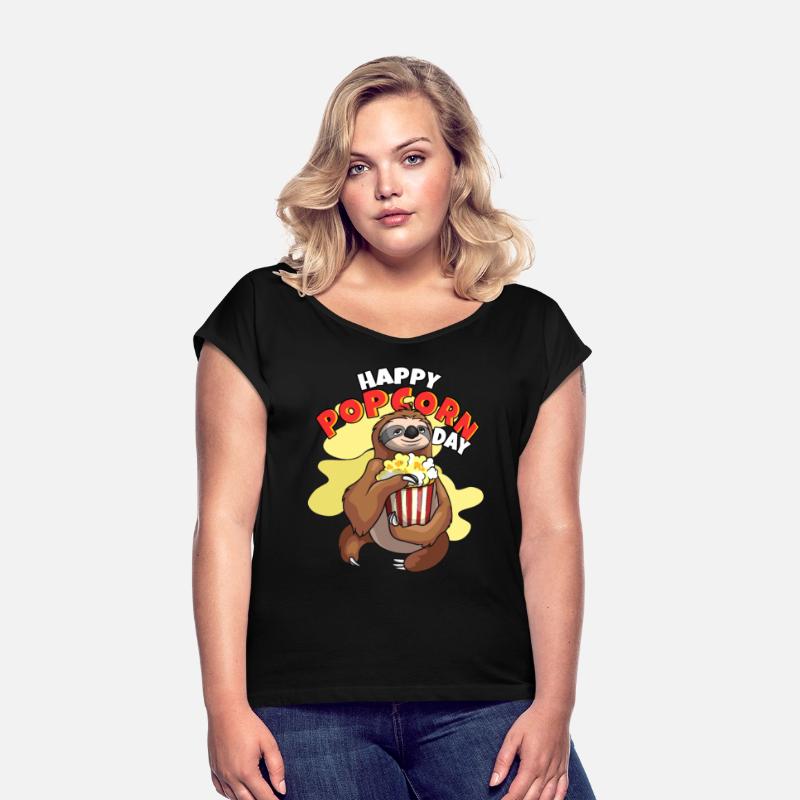 Happy Popcorn Day Sloth Popcorn