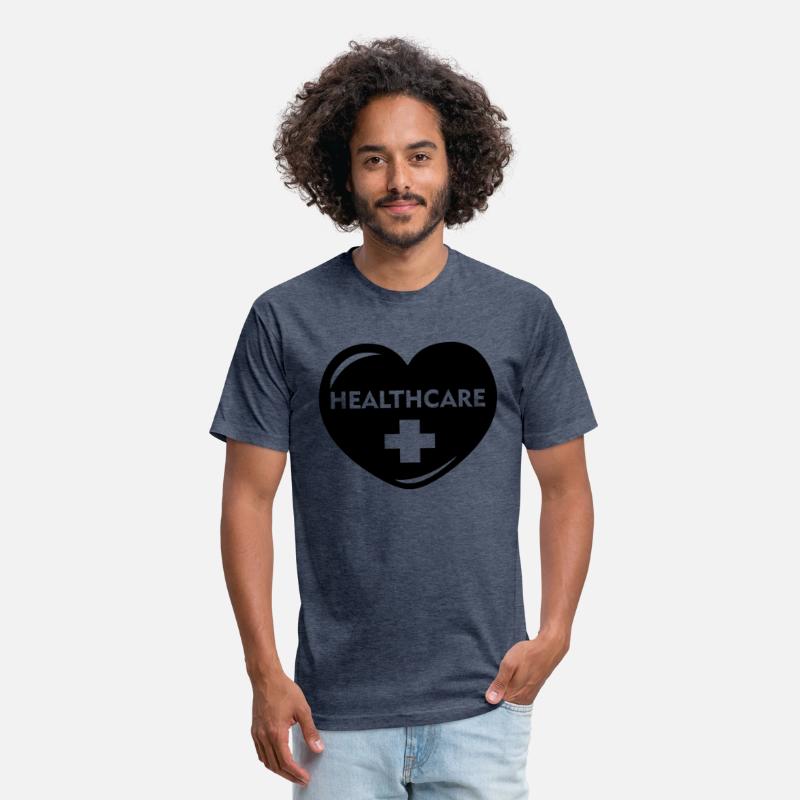 Healthcare in heart with cross 'healthcare' heroes