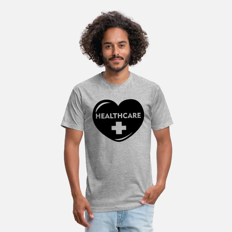 Healthcare in heart with cross 'healthcare' heroes