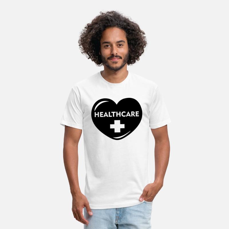 Healthcare in heart with cross 'healthcare' heroes