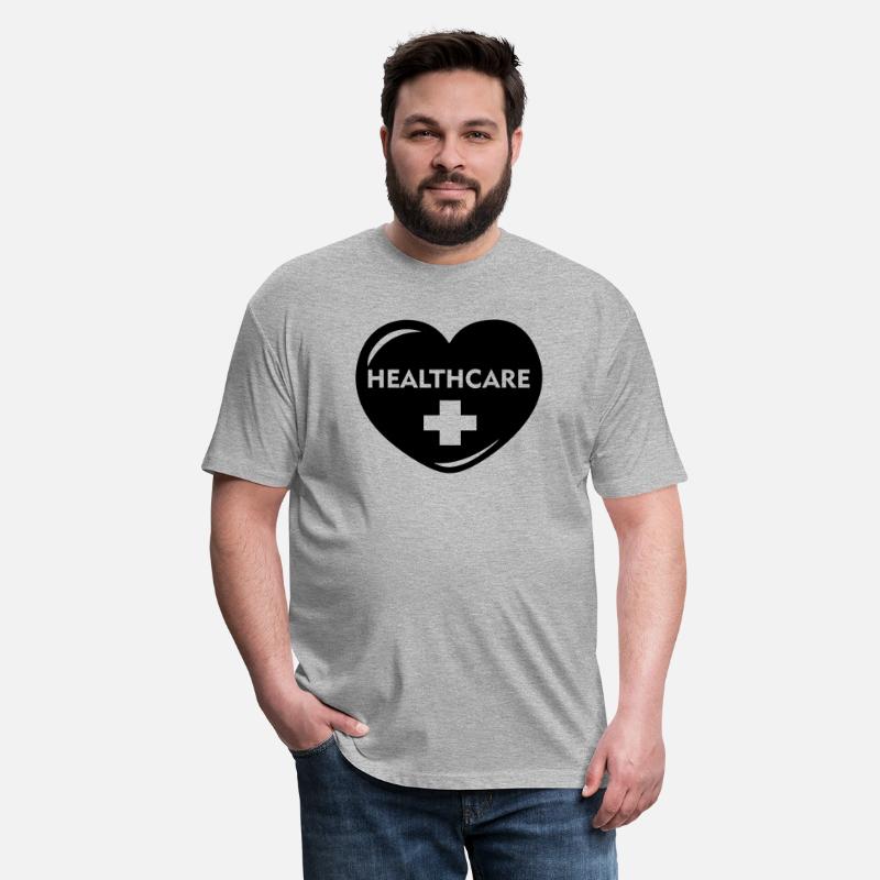 Healthcare in heart with cross 'healthcare' heroes