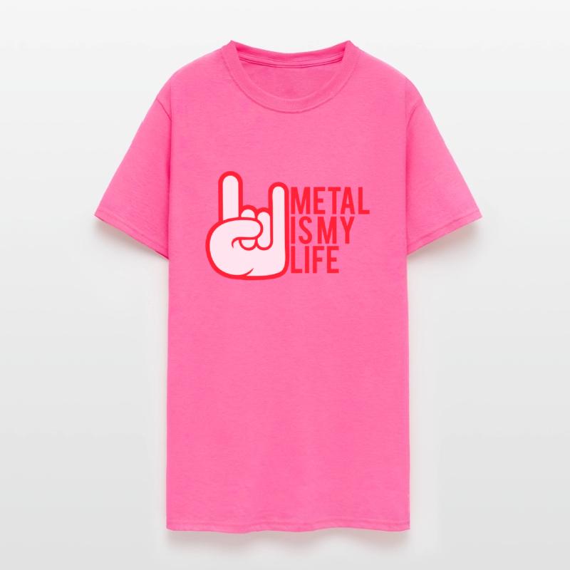 Heavy Metal Is My Life Hard Rock Music Text Quote