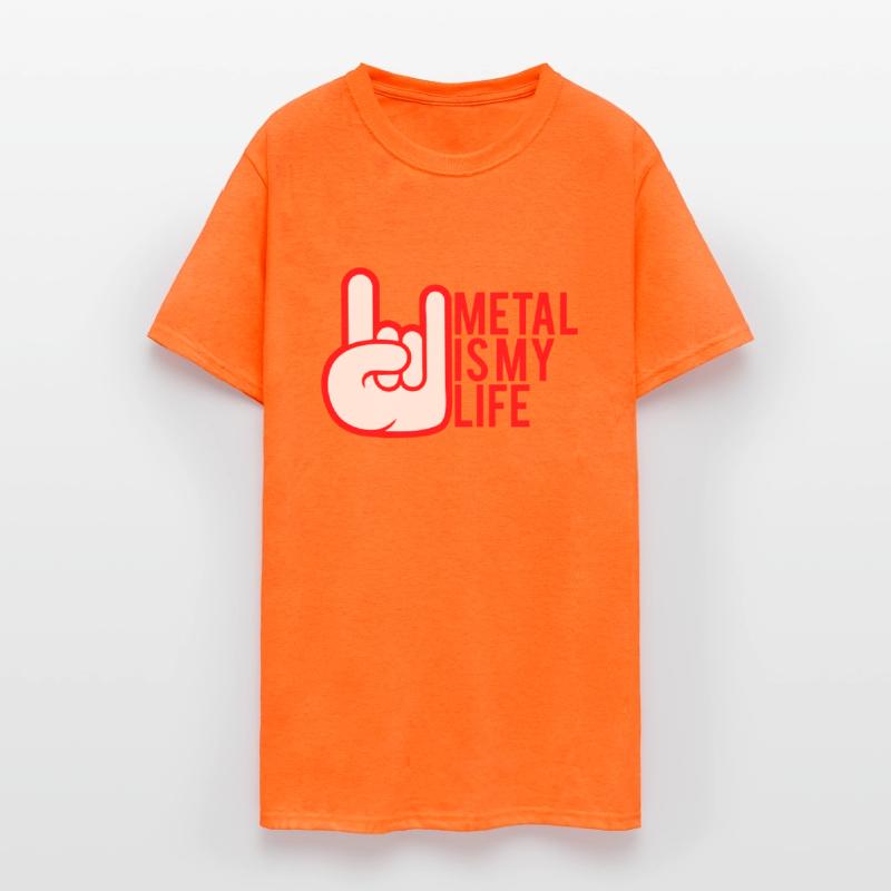 Heavy Metal Is My Life Hard Rock Music Text Quote