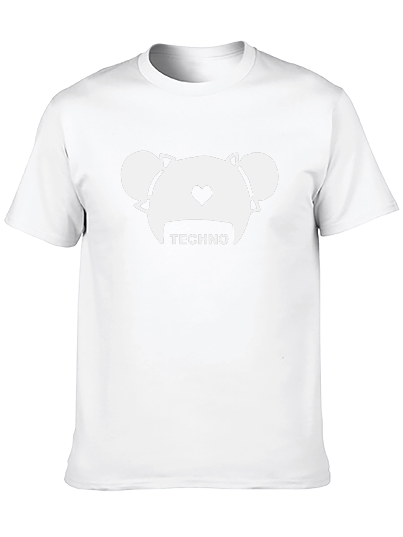 Techno Bear Graphic T-Shirt - Cool Music Lover Tee