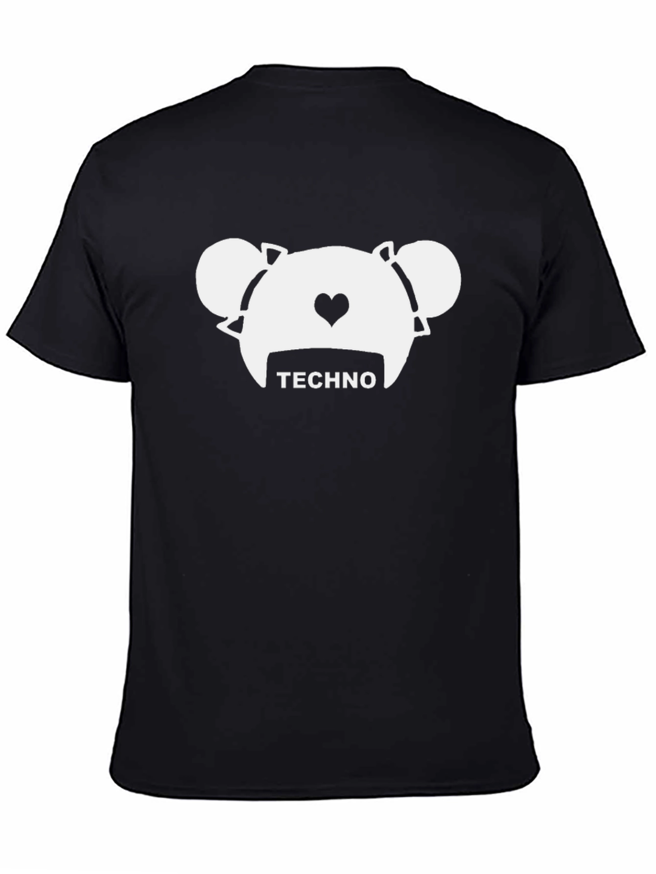 Techno Bear Graphic T-Shirt - Cool Music Lover Tee