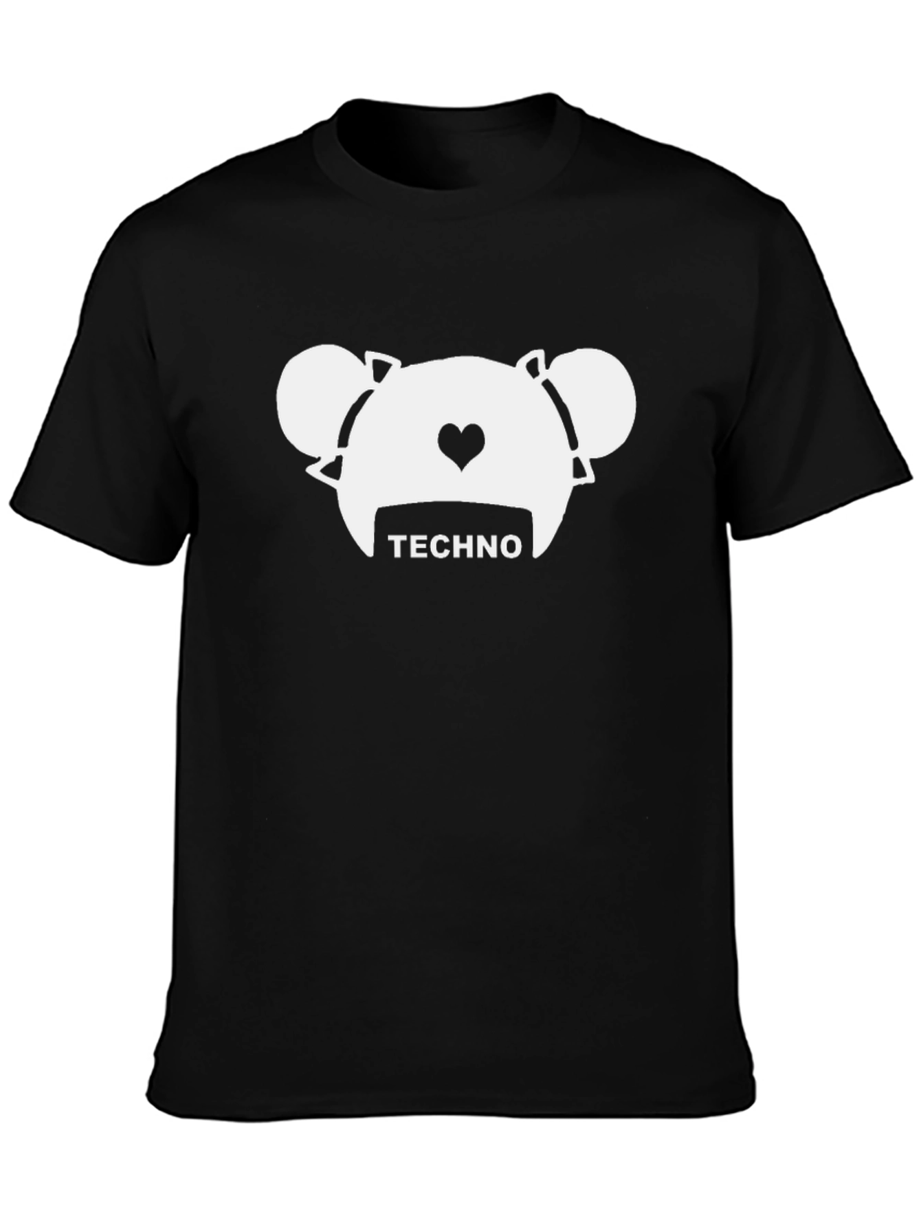 Techno Bear Graphic T-Shirt - Cool Music Lover Tee