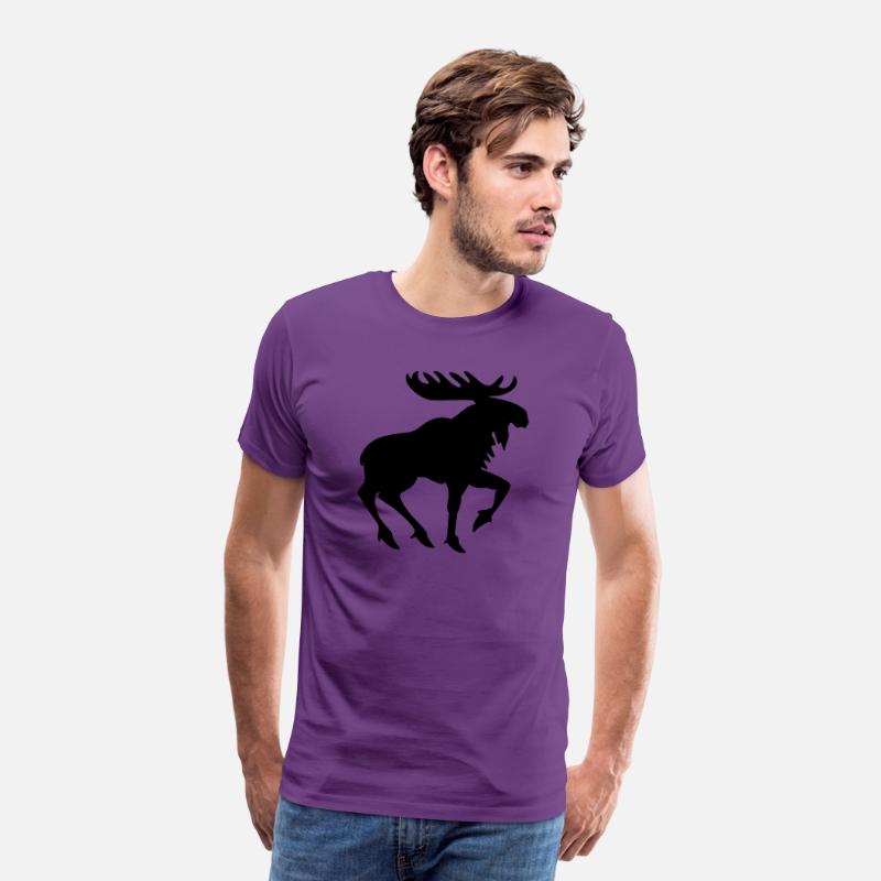 Heraldic Moose Silhouette – Medieval Animal Symbol