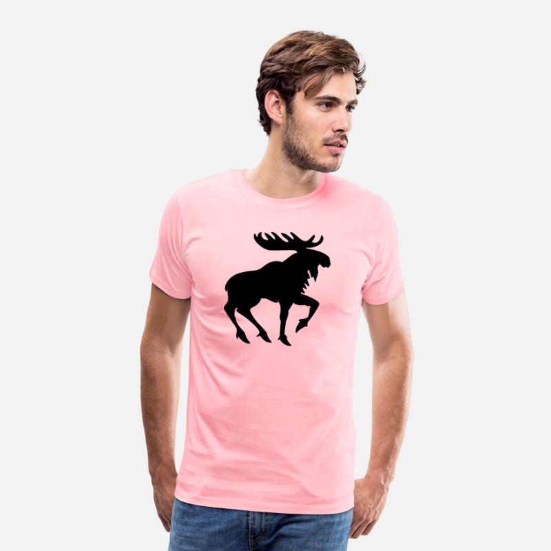 Heraldic Moose Silhouette – Medieval Animal Symbol