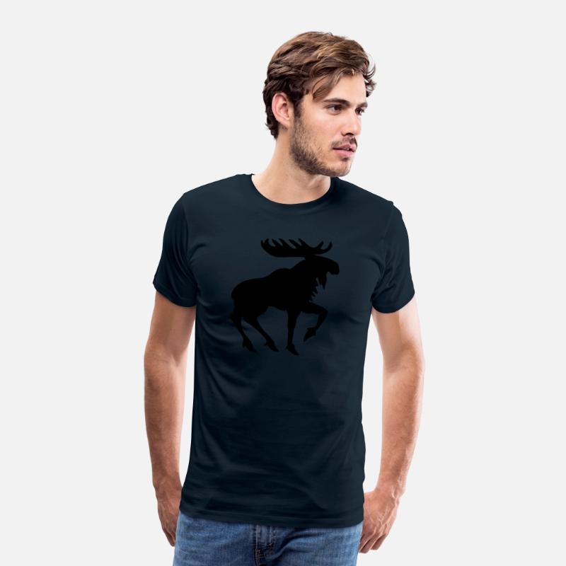 Heraldic Moose Silhouette – Medieval Animal Symbol