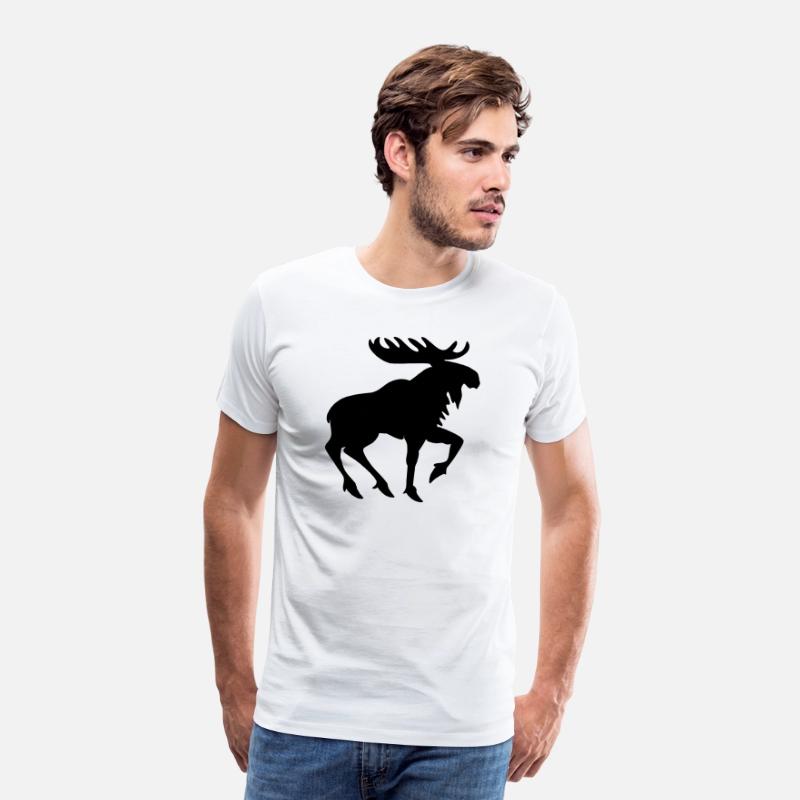 Heraldic Moose Silhouette – Medieval Animal Symbol