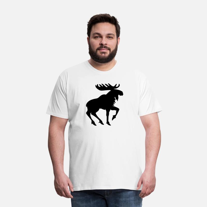 Heraldic Moose Silhouette – Medieval Animal Symbol