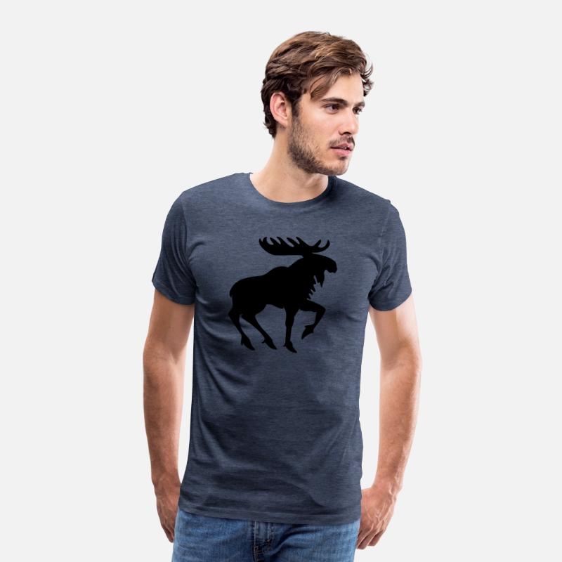 Heraldic Moose Silhouette – Medieval Animal Symbol