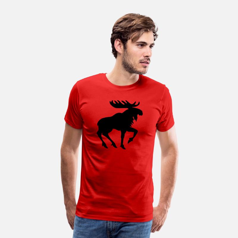 Heraldic Moose Silhouette – Medieval Animal Symbol