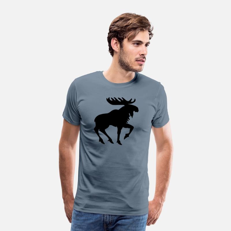 Heraldic Moose Silhouette – Medieval Animal Symbol