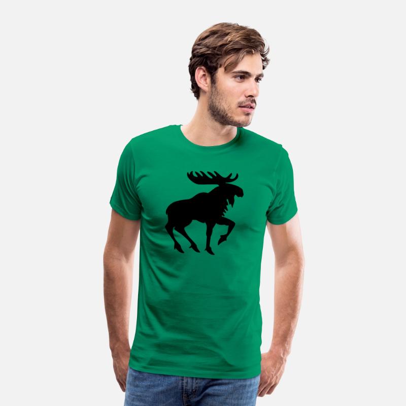 Heraldic Moose Silhouette – Medieval Animal Symbol