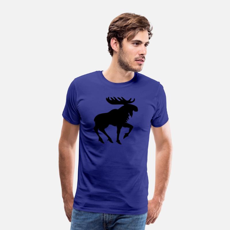 Heraldic Moose Silhouette – Medieval Animal Symbol
