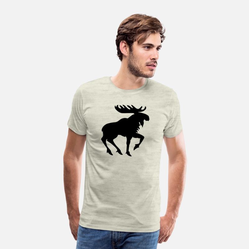 Heraldic Moose Silhouette – Medieval Animal Symbol
