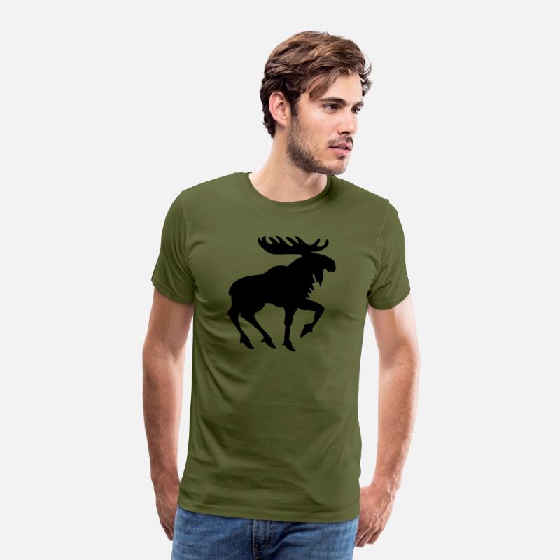 Heraldic Moose Silhouette – Medieval Animal Symbol