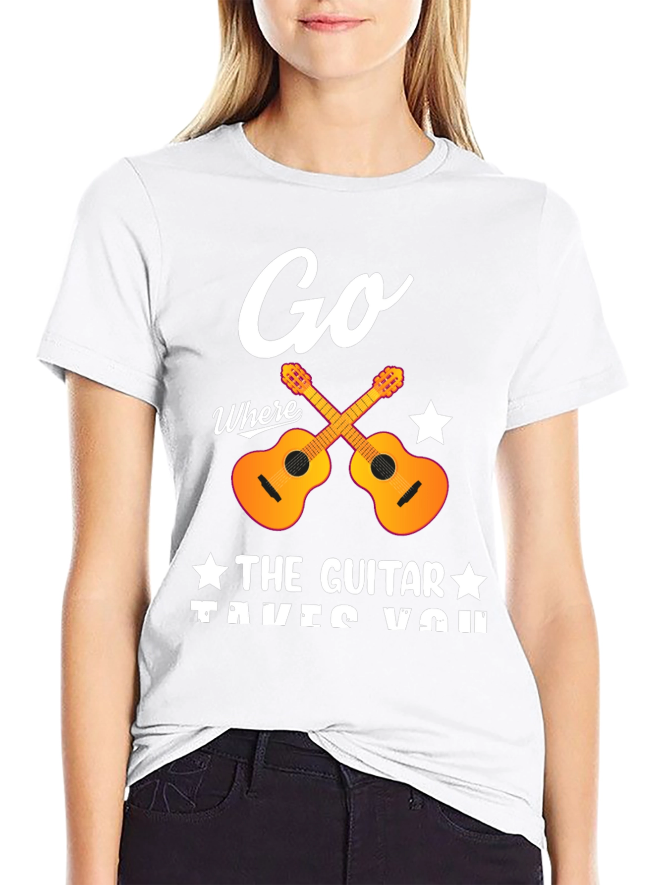 Go Where the Guitar Takes You T-Shirt