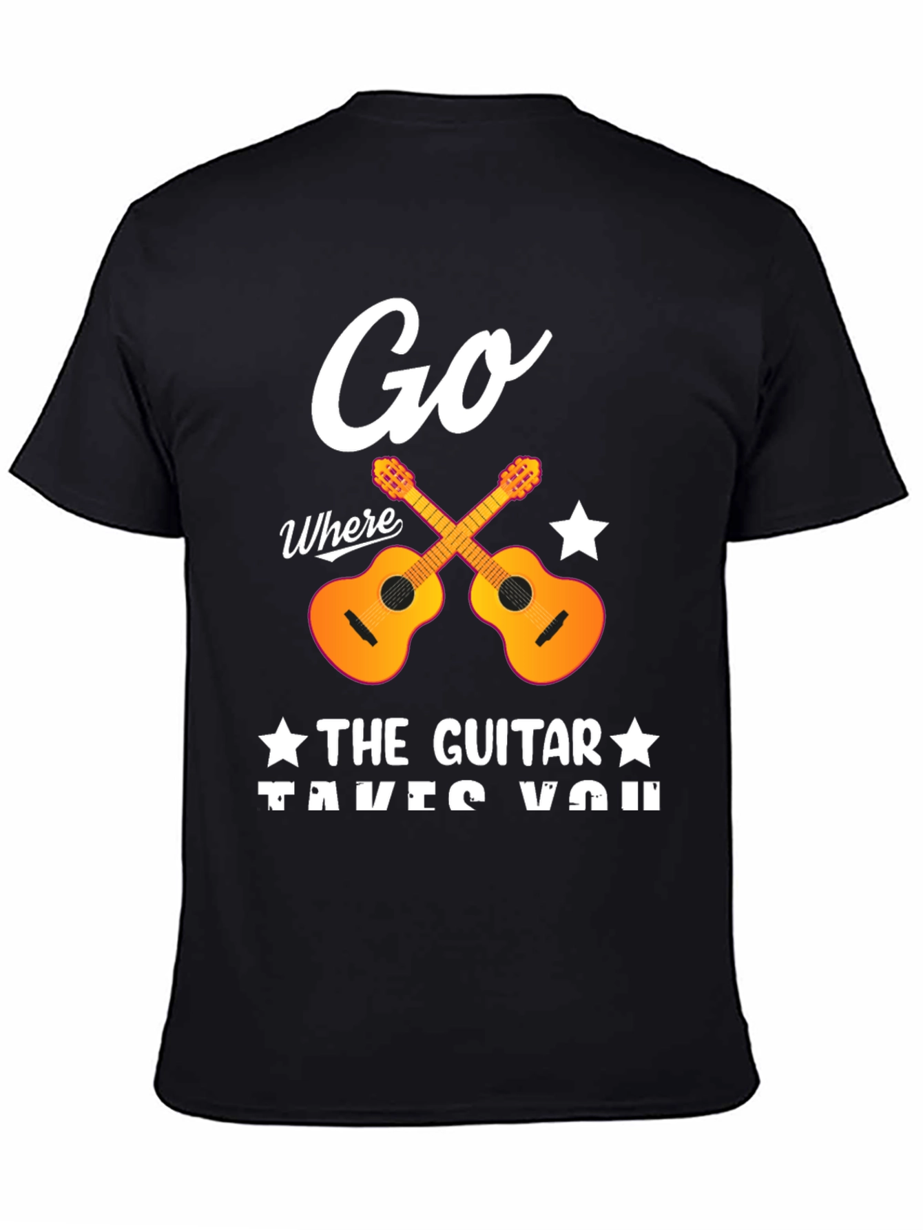 Go Where the Guitar Takes You T-Shirt