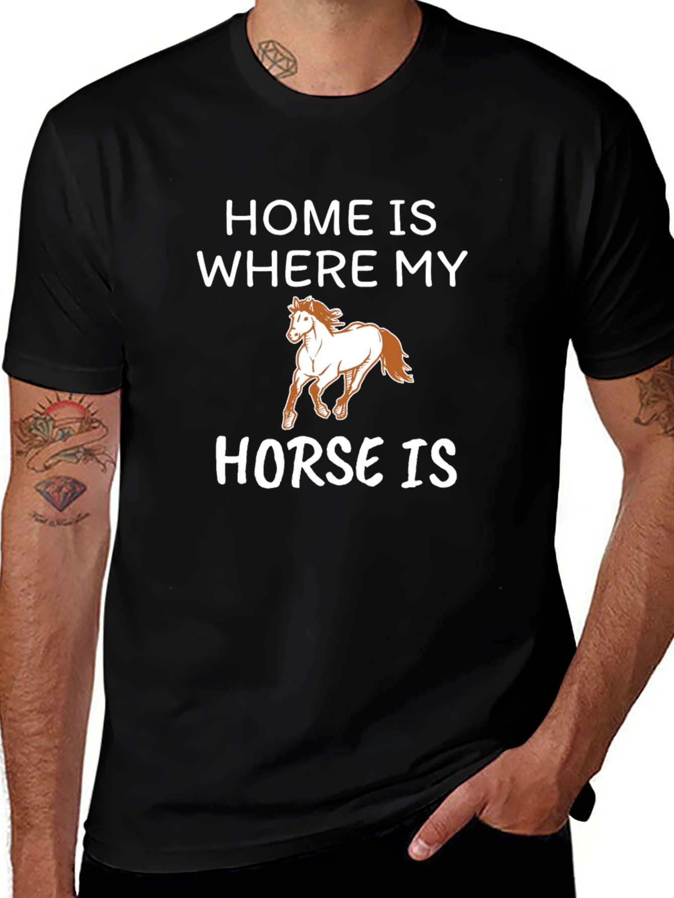 Home is Where My Horse Is Graphic Tee