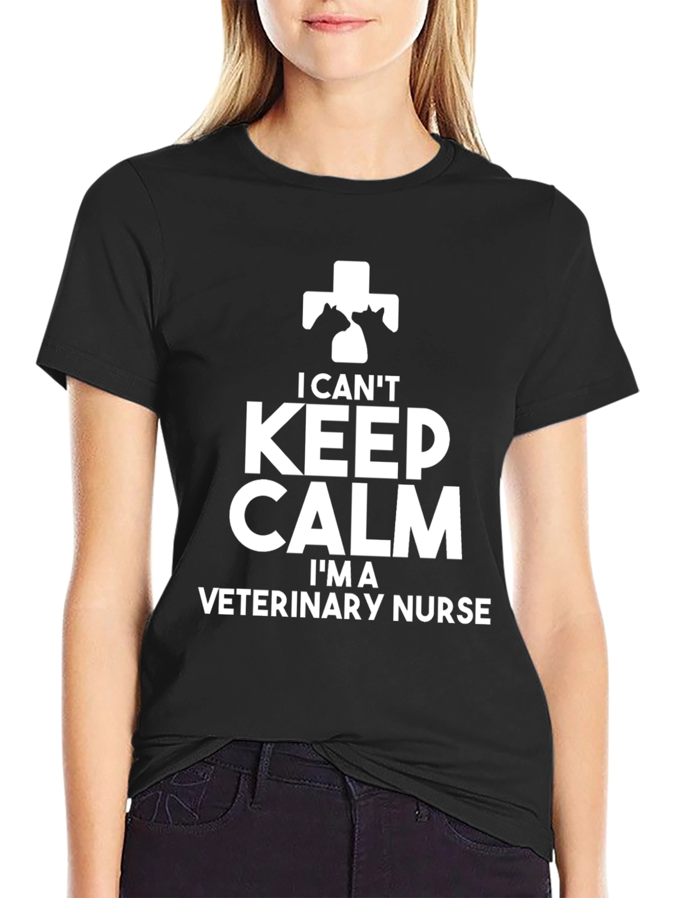 Veterinary Nurse T-Shirt - I Cant Keep Calm