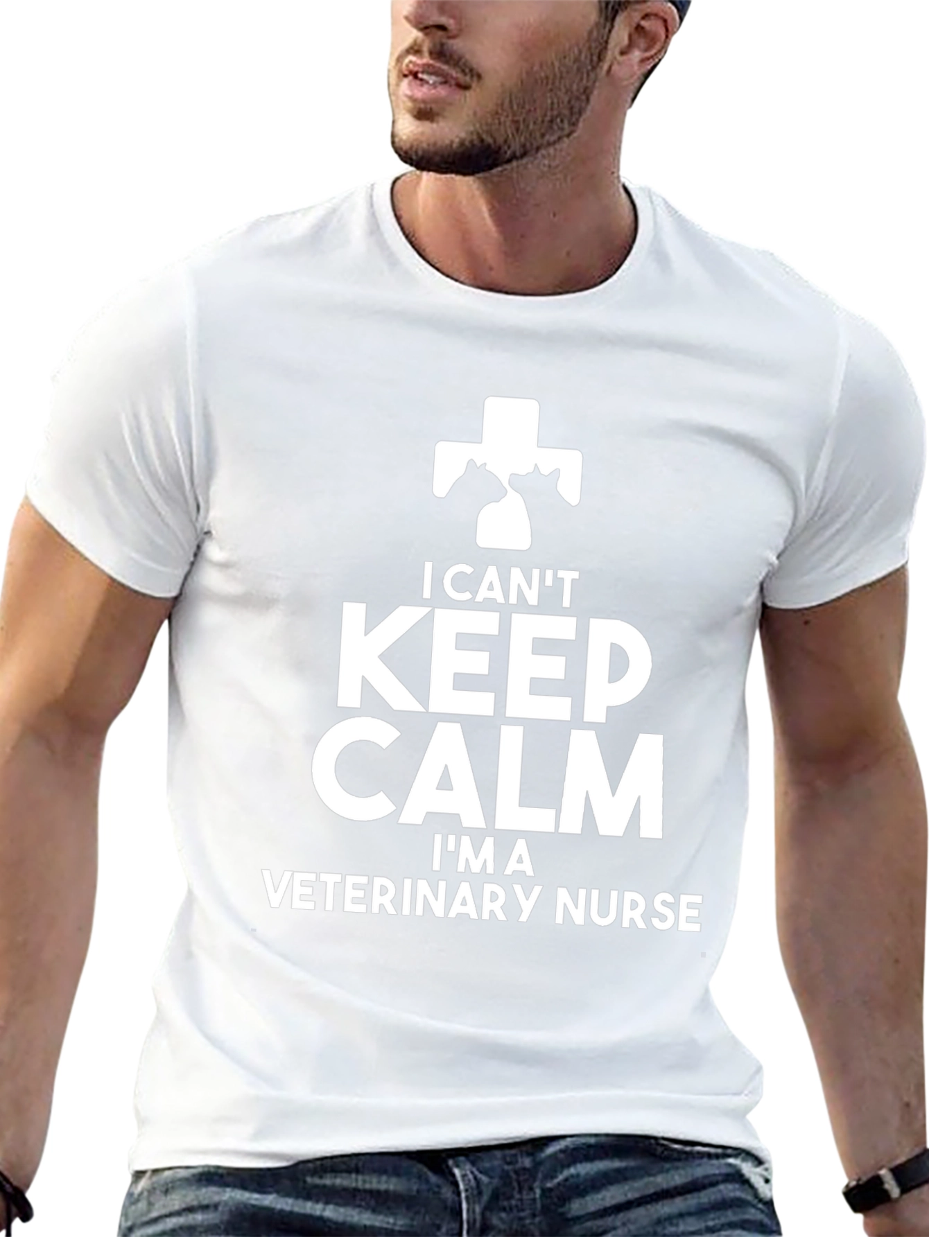 Veterinary Nurse T-Shirt - I Cant Keep Calm