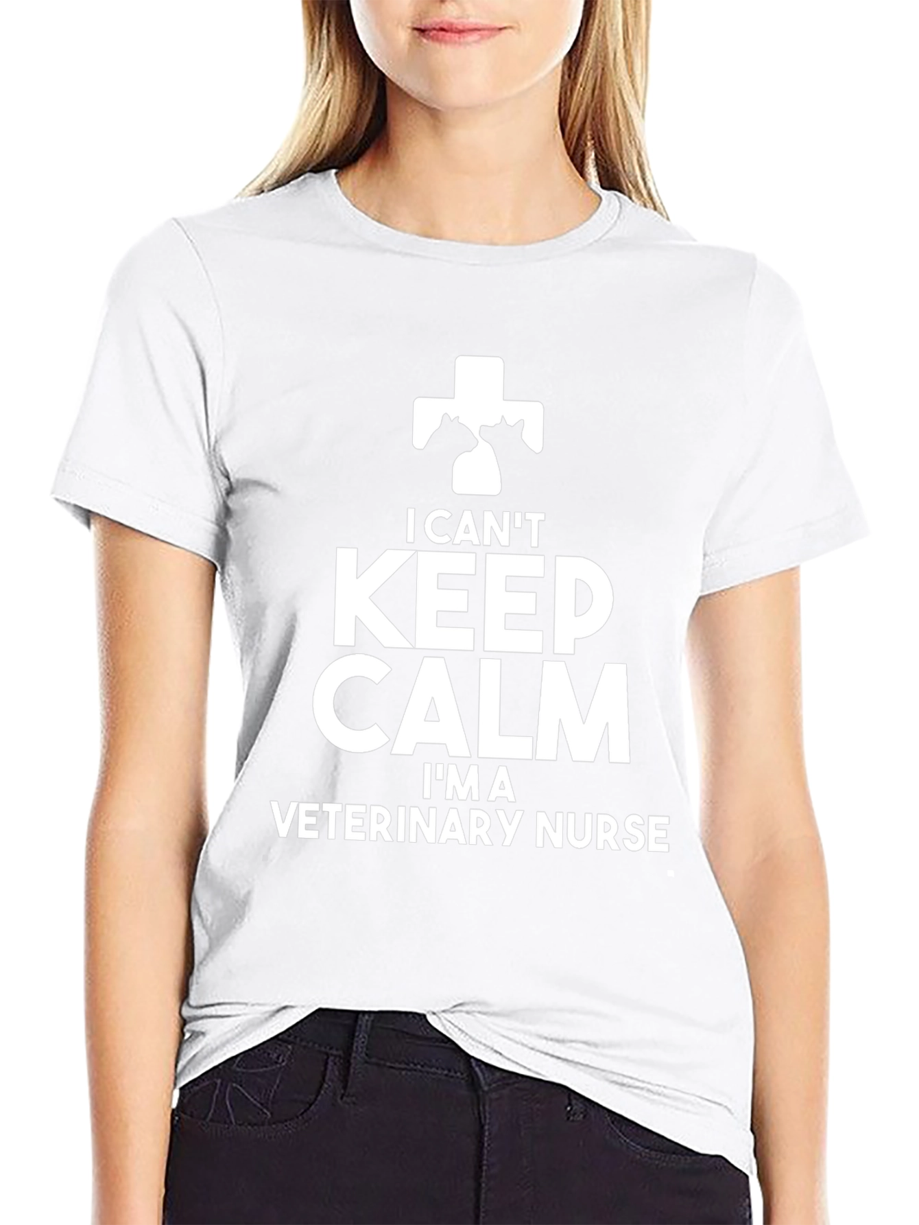 Veterinary Nurse T-Shirt - I Cant Keep Calm
