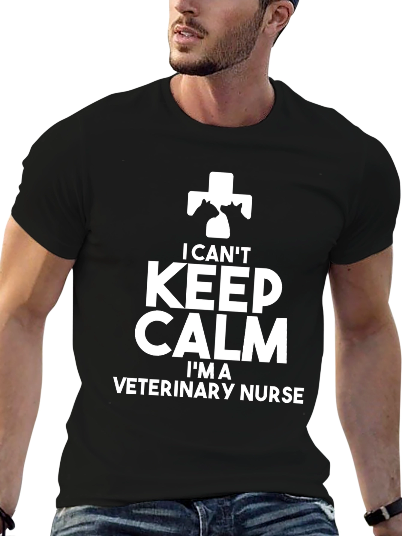 Veterinary Nurse T-Shirt - I Cant Keep Calm