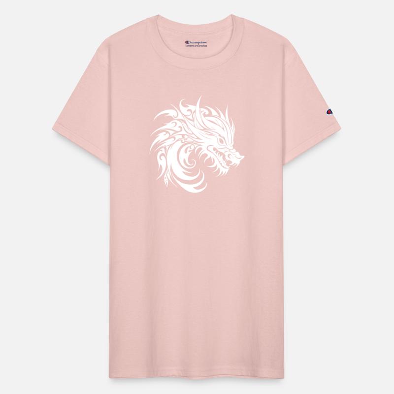 Hissing Tattoo Style Dragon Head